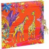 Золотий щоденник Wild Life Giraffes 16,5 × 16,5 см, 96 сторінок, золота пресування