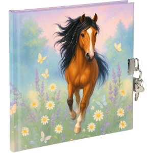 Днівник Wiesenglück 16,5 x 16,5 см — білий з...