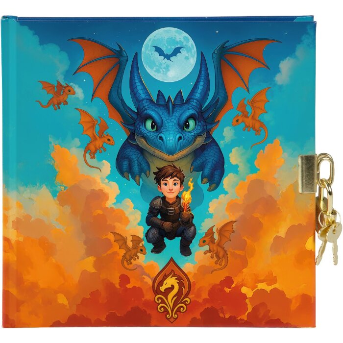 Денник Драконів Goldbuch 16x16 см, білий, з замком