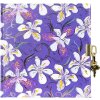 Золотий блокнот Orchid Mood фіолетовий 16x16 см, 96 чистих сторінок з золотим відтінком