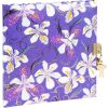 Золотий блокнот Orchid Mood фіолетовий 16x16 см, 96 чистих сторінок з золотим відтінком