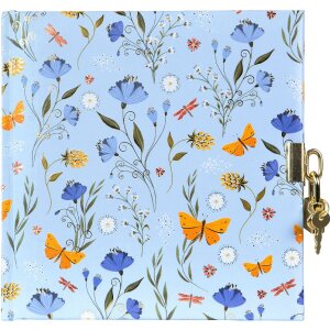 Золотий записник Secret Garden Blue 16,5x16,5 см, 96...