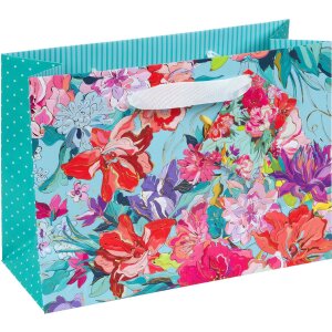 Goldbuch Geschenktasche Velvet Bloom 18x8 cm, Gold, 18 x...