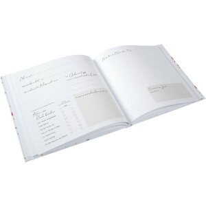 Goldbuch Gästebuch Floral Embrace 24x22 cm, goldprägiert, ohne Pergamin