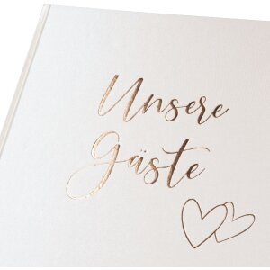 Гостевий зошит Goldbuch «Зірка серця» 24x22 см, золоте відбиття, ілюстрований