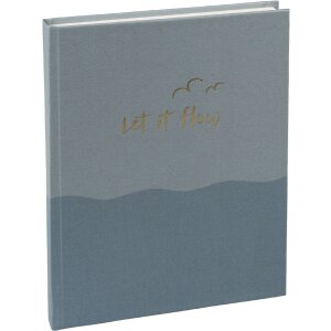 Золотий блокнот Goldbuch «let if flow» 15x22...