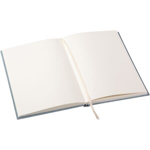 Золотий блокнот Goldbuch — 15x22 см, золота та біла пресовка, шовкове з’єднання, з позначкою