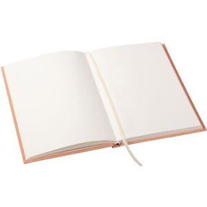 Золотий блокнот «Збірник ідей» 15x22 см, 200 аркушів, зв’язка з тканини, біло-золоте гравіювання