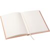 Золотий блокнот «Збірник ідей» 15x22 см, 200 аркушів, зв’язка з тканини, біло-золоте гравіювання