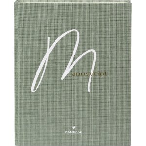 Зошит Goldbuch Manuscript 15x22 см, білий золотий,...