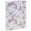 Золотий блокнот Orchid Mood White 15x22 см, 200 аркушів, зв’язка нитками