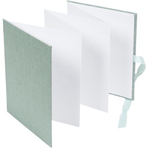 Фотоальбом Goldbuch Leporello Summertime sage green, льон, 15,5x19 см