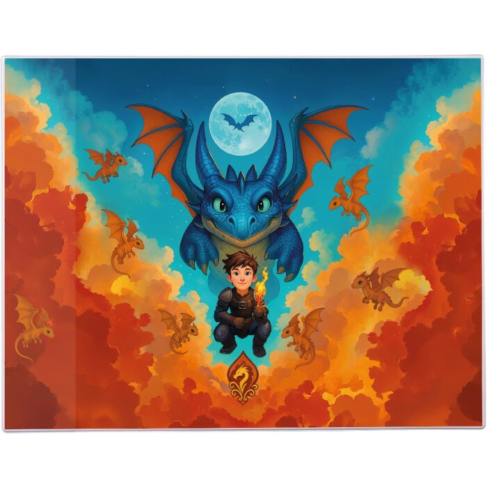 Папір для письма «Дракон» 49x38 см, видалюваний, для дітей від Goldbuch