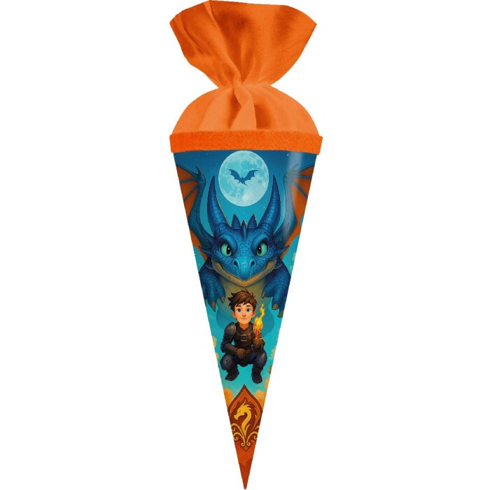 Дракончик Goldbuch 50 см — лакована кругла сумочка з фільцевим закриттям