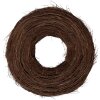 Круглый декоративный венок из ротанга Clayre & Eef, коричневый, Ø 60x18 см