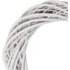 Декоративный венок Clayre & Eef из ротанга белый Ø 40x7 см