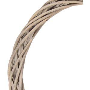 Декоративний вінок з ратану Clayre & Eef, коричневий, Ø 40x4 см, для стін, дверей та столу