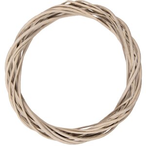 Новорічна гілка з ратану коричневого кольору Ø 30 см від Clayre & Eef