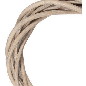 Декоративный венок Clayre & Eef из ротана, коричневый, Ø 10x2 см