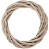 Декоративный венок Clayre & Eef из ротана, коричневый, Ø 10x2 см