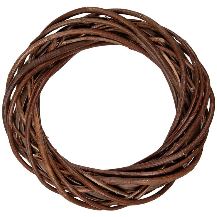 Декоративная ветвь Clayre & Eef Ø 20x4 см, ротанг, коричневый