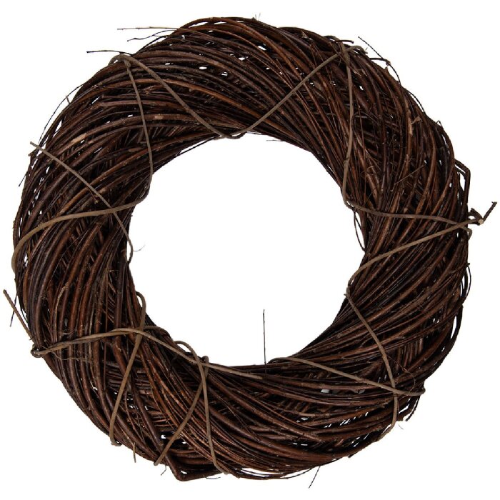 Декоративный венок Clayre & Eef из натурального ротанга Ø 50 см