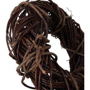 Декоративная ветка Clayre & Eef, ратан, коричневый, Ø 30x8 см