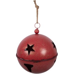Декоративный звонок Clayre & Eef красный, Ø 60/50/40 см
