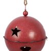 Декоративный звонок Clayre & Eef красный, Ø 60/50/40 см
