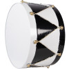 Набор декоративных барабанов Clayre & Eef 2 шт. Ø37x26 / Ø32x17 см, белый/чёрный