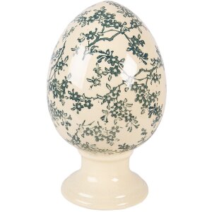 Декоративне яйце Clayre & Eef, жовто-зелене,...