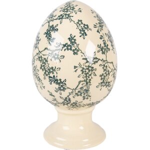 Декоративне яйце Clayre & Eef, жовто-зелене,...