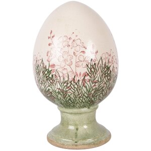 Керамическое яйцо Clayre & Eef на подставке...