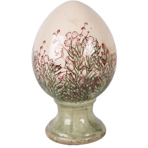 Декоративное керамическое яйцо на ножке Clayre & Eef...