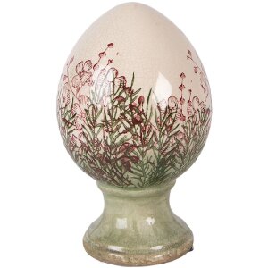 Декоративное керамическое яйцо на ножке Clayre & Eef...