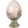 Декоративное яйцо на подставке Clayre & Eef, Ø 17x28 см, бежево-зеленый