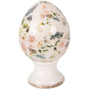 Декоративное яйцо на подставке Clayre & Eef, бежевые...