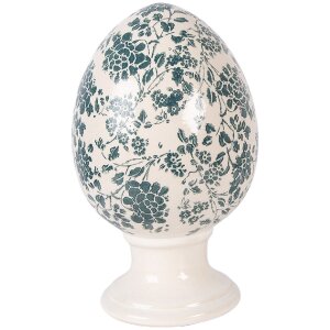 Керамическое яйцо Clayre & Eef на подставке...