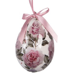 Набор вешалок в виде яиц, 6 шт., белый/розовый, Ø 7x10 см