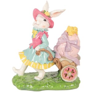 Декорація бігунчик біло-зелений, 19x11x23 см,...