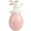 Канівчик на яйці від Clayre & Eef — білий з рожевим, 16x15x29 см