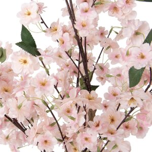 Декоративний стовпчик з вишневими квітами 30x30x90 см, рожево-коричневий, від Clayre & Eef