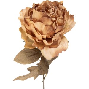 Штучна пасхальна роза 14x14x70 см, бежево-зелена, від...