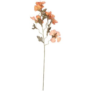 Декорація з гілки та квітами помаранчево-зелена, 8x20x82...