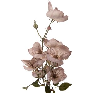 Декоративна гілка з квітами Clayre & Eef, фіолетово-зелена, 10x14x80 см