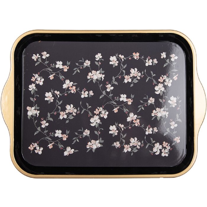 Стільниковий аксесуар Clayre & Eef 38x27x2 см, чорно-білий, для декору та функції