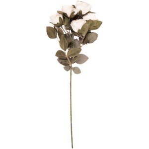 Гілка з квітами бежево-зеленого кольору, 8x13x43 см, для...