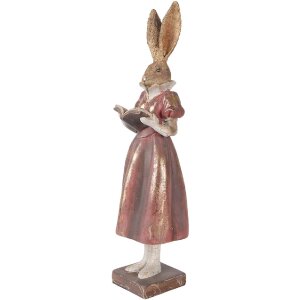 Фігура єнотова золотого кольору з червоними акцентами,...