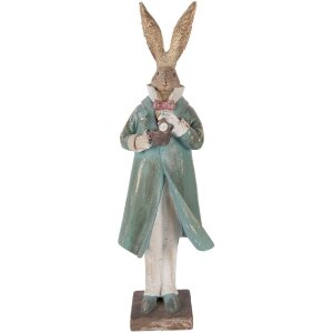 Декоративний кролик Clayre & Eef золото-блакитний...