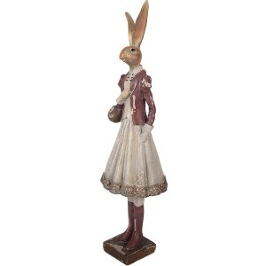 Золотий декоративний канінчик з червоними акцентами,...